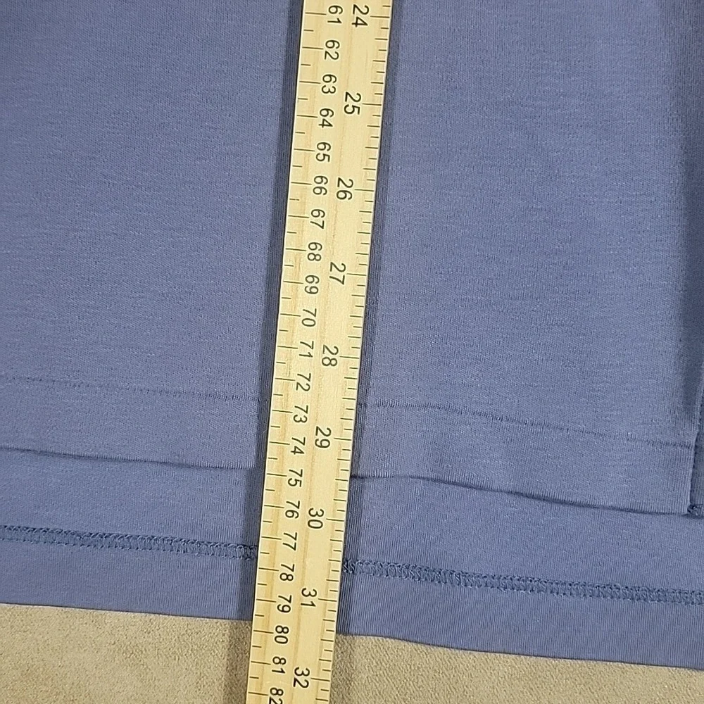 Ralph Lauren Polo Shirt Mens Medium Yellow Pony 100% Cotton Blue Color